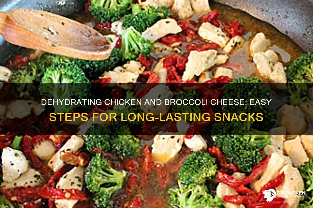 how to dehydrate chicken and brocoli cheese
