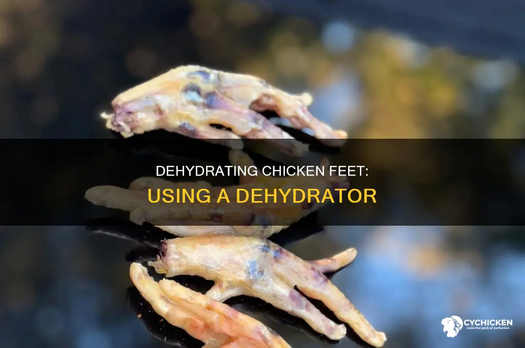 how to dehydrate chicken feet in a dehydrator