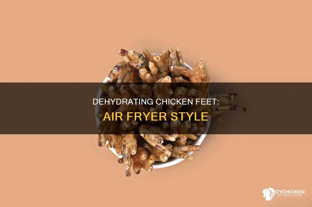 how to dehydrate chicken feet in air fryer