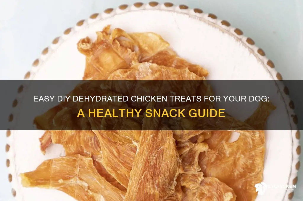 how to dehydrate chicken for dog treats