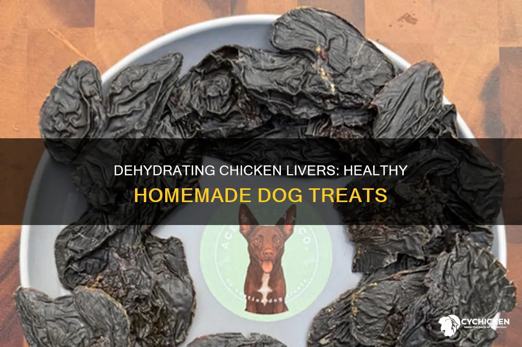how to dehydrate chicken livers for dog treats