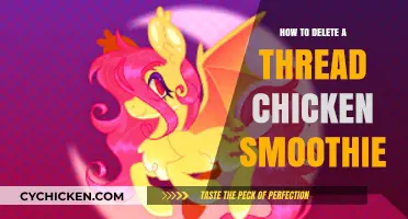 Deleting a Thread on Chicken Smoothie: A Step-by-Step Guide
