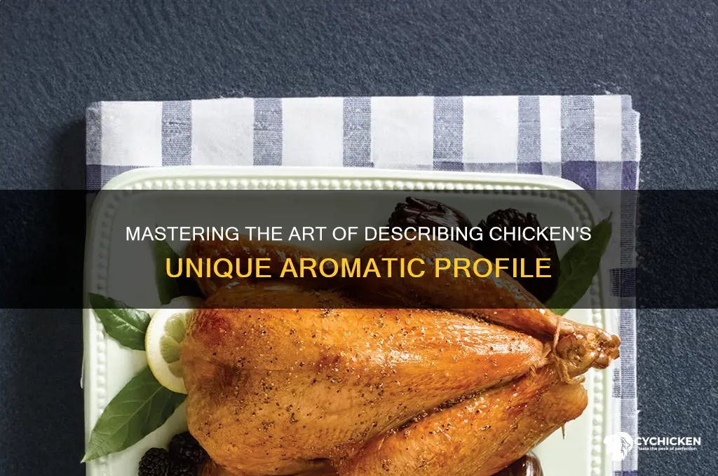 how to describe the smell of chicken