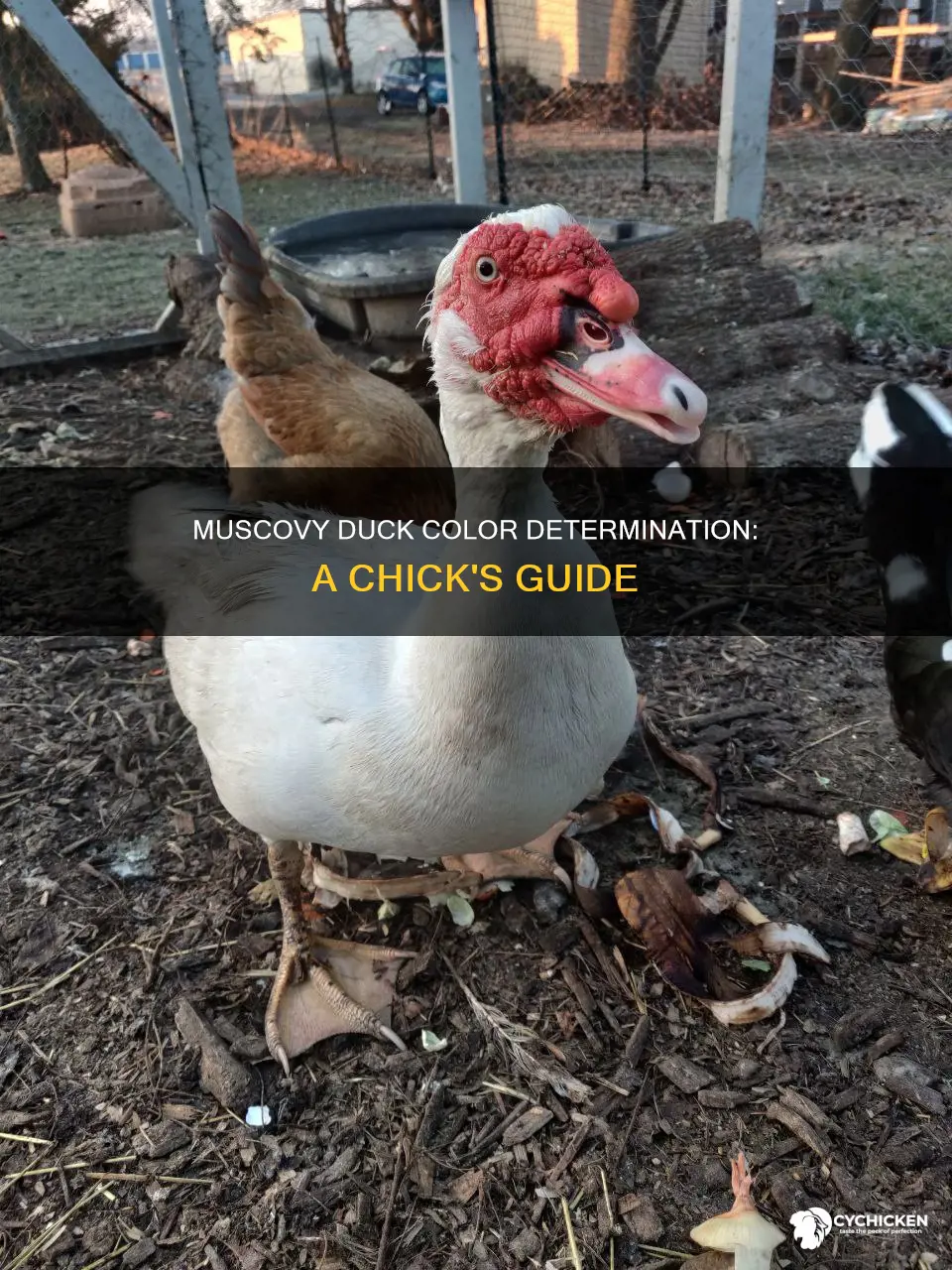 how to determine color of muscovy ducks as chicks