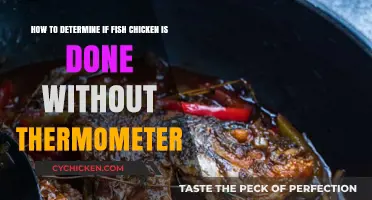 Cooking Fish and Chicken: Testing for Doneness Without a Thermometer