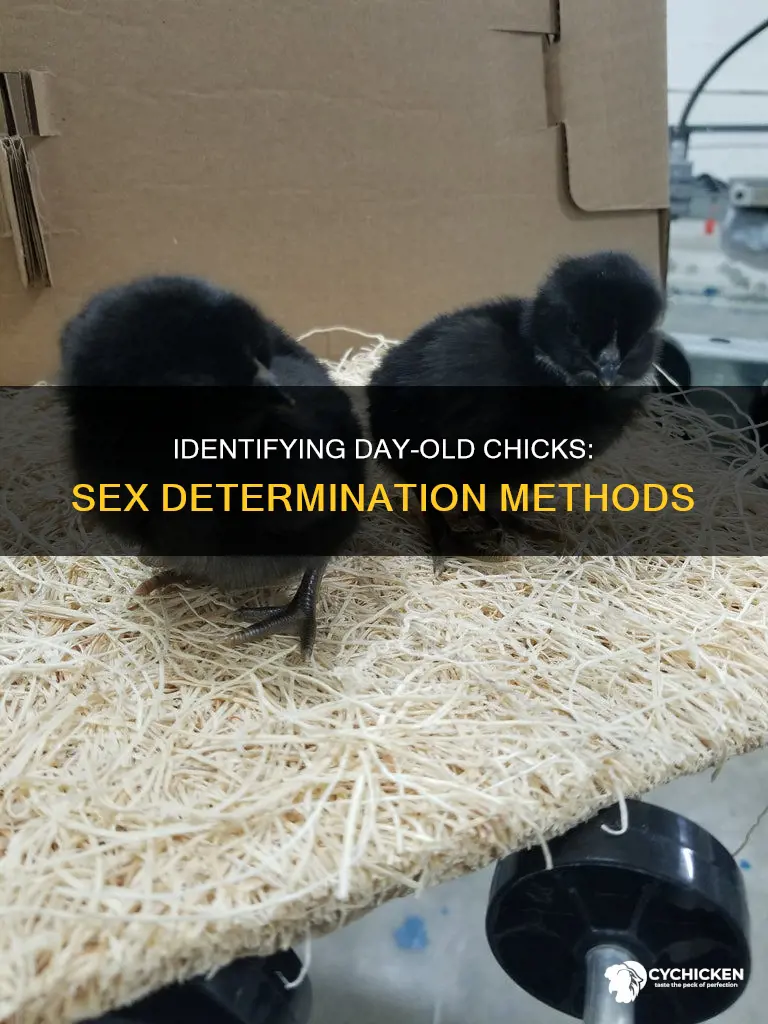 how to determine the sex of day old chicks