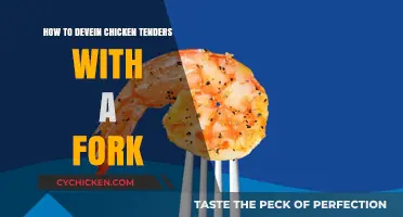 Deveining Chicken Tenders: Quick Fork Technique