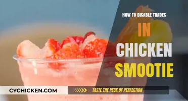 Disabling Trades in Chicken Smoothie: A Step-by-Step Guide
