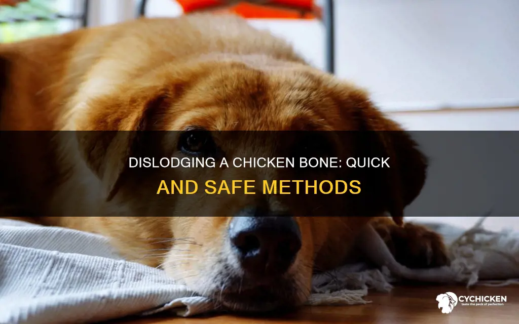how to dislodge a chicken bone from your throat