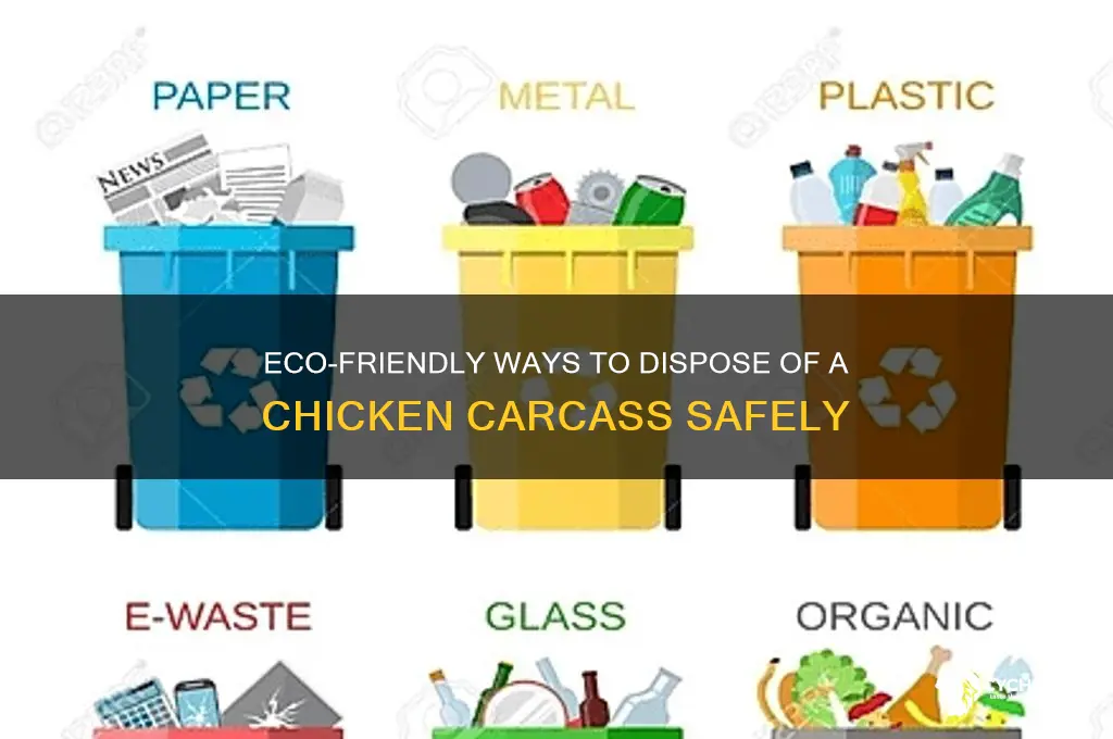 how to dispose of a chicken carcass