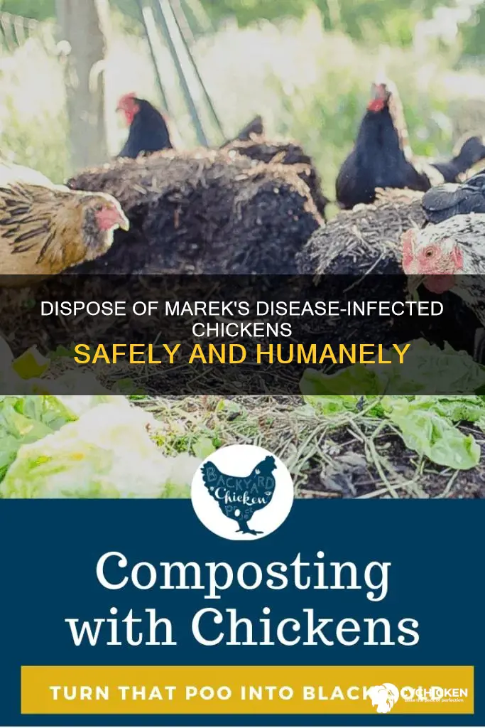 how to dispose of a chicken with marek