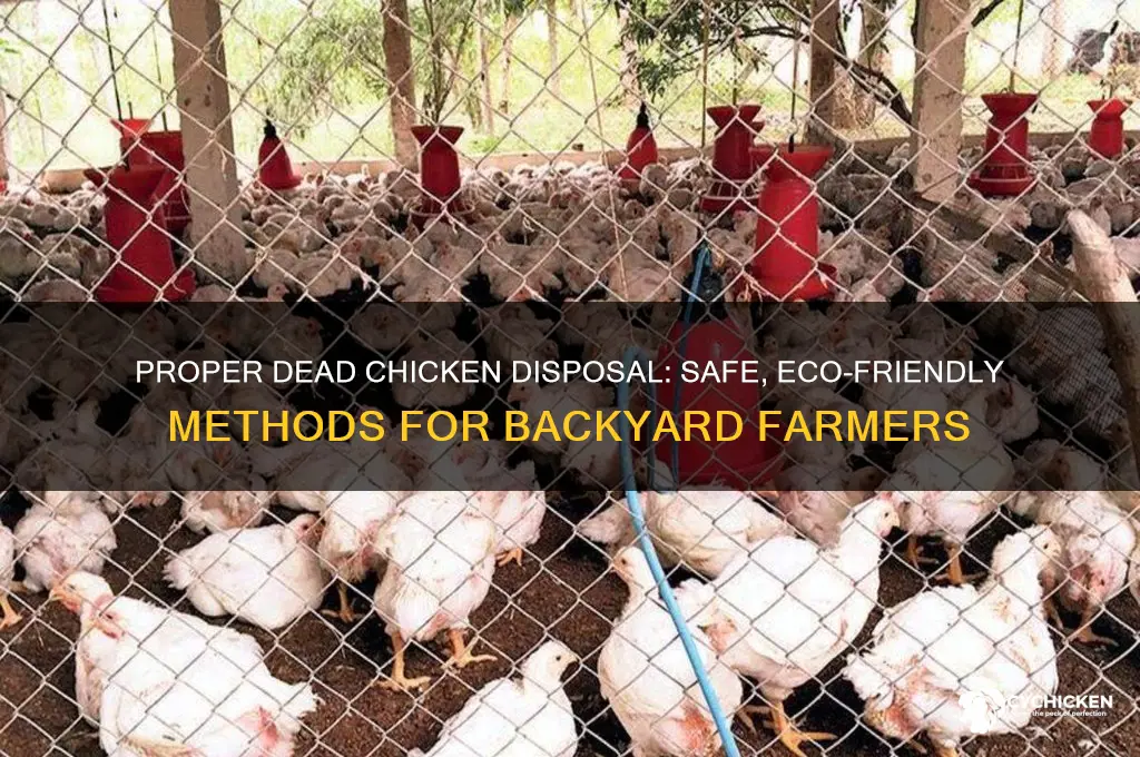 how to dispose of a dead chicken