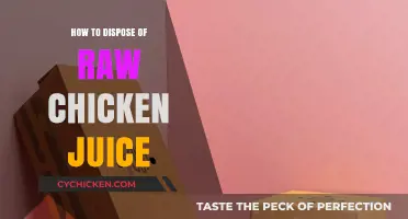 Safe and Sanitary: Proper Disposal of Raw Chicken Juice