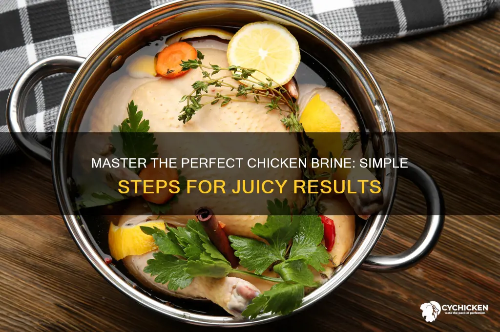 how to do a brine for chicken