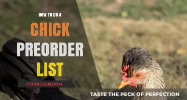 Mastering Chick Preorders: A Step-by-Step Guide to Creating Your List