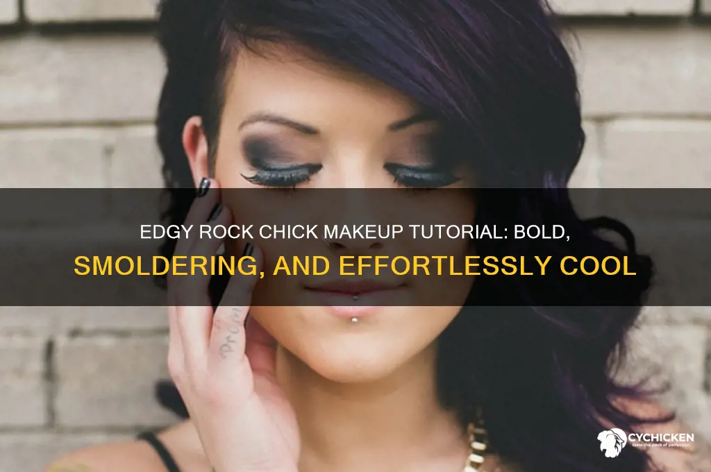 how to do a rock chick makeup