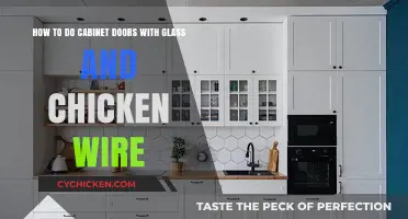 Glass and Chicken Wire Cabinet Doors: DIY Guide
