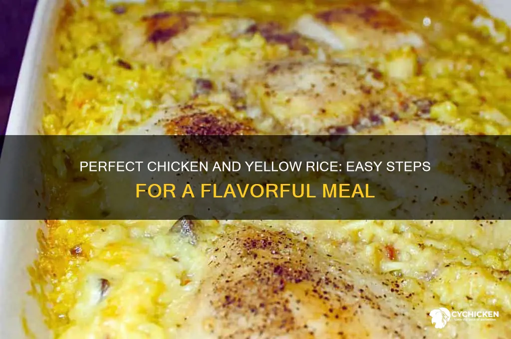 how to do chicken and yellow rice
