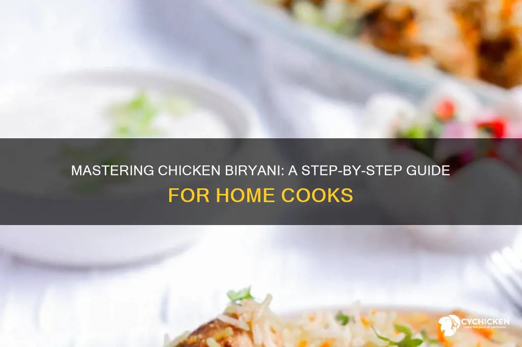 how to do chicken biryani at home