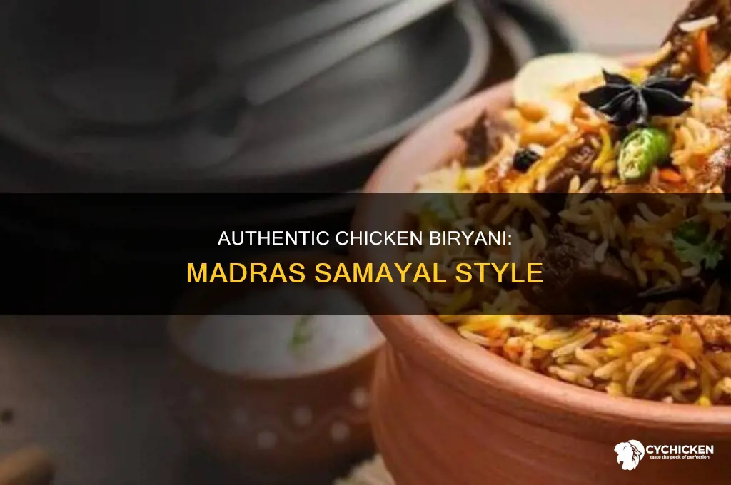 how to do chicken biryani in madras samayal