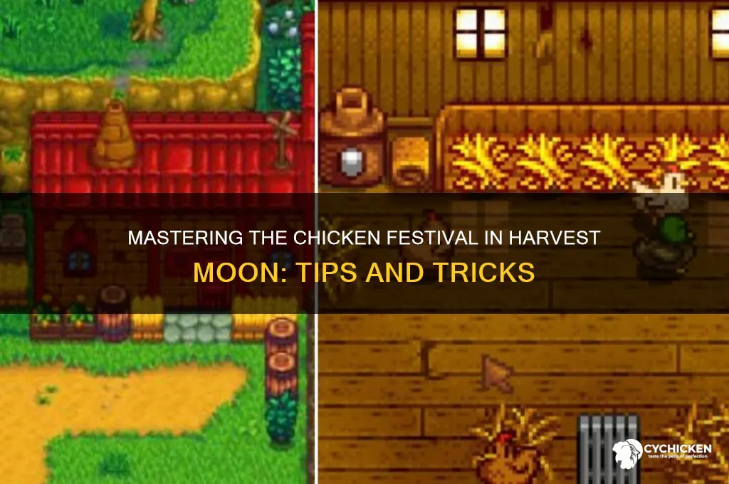 how to do chicken festival harvest moon