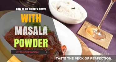 Make Chicken Gravy with Masala Powder: Quick, Easy, Delicious!