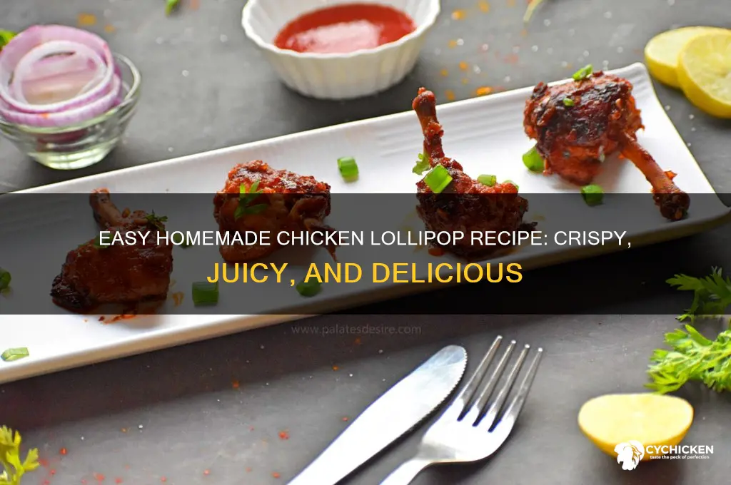 how to do chicken lollipop at home