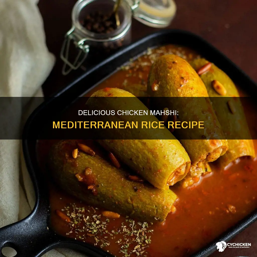 how to do chicken mahshi with rice mediterranean food recipes