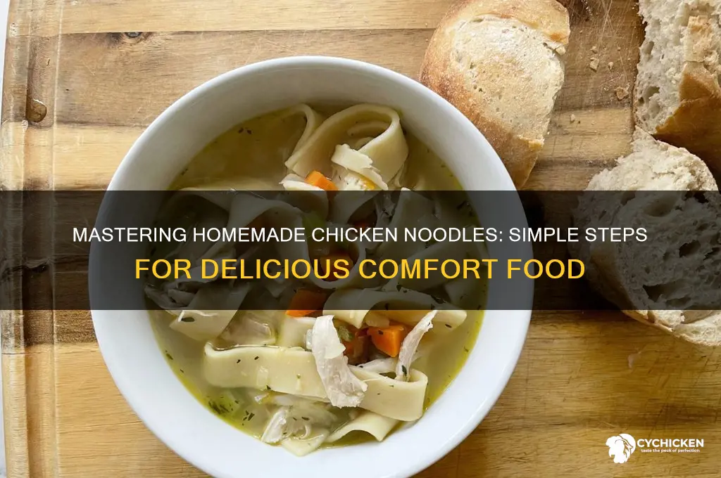 how to do chicken noodles at home