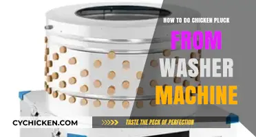 Effective Chicken Plucking with a Washing Machine