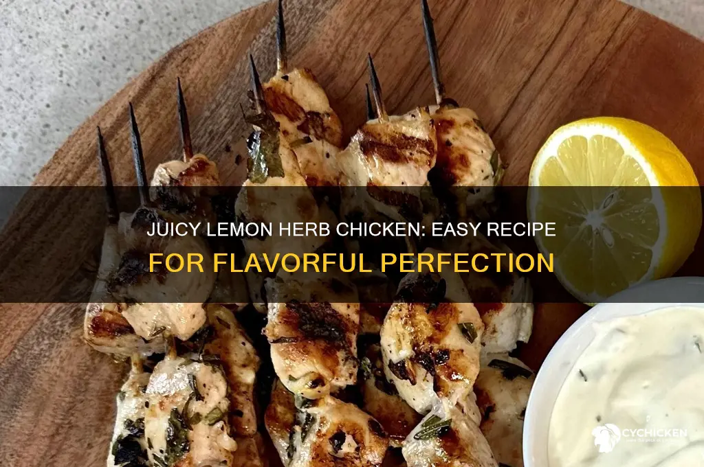 how to do lemon and herb chicken