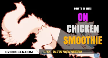 Mastering Chicken Smoothie Lists: A Step-by-Step Guide for Beginners