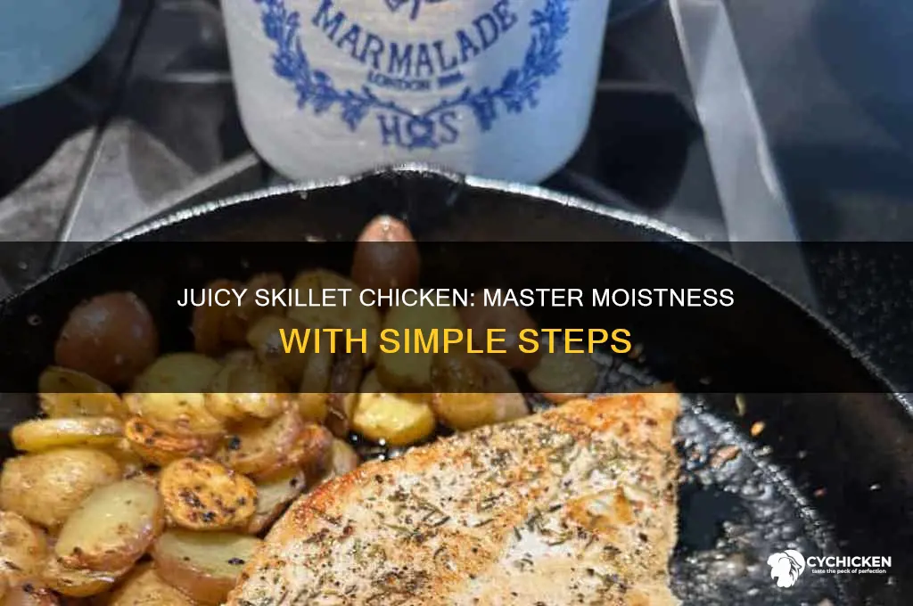 how to do moist chicken in a skillet