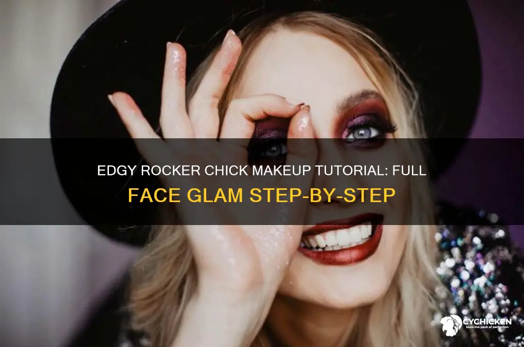how to do rocker chick makeup full face