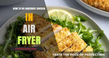 Perfectly Juicy Air Fryer Shredded Chicken: Quick & Easy Recipe