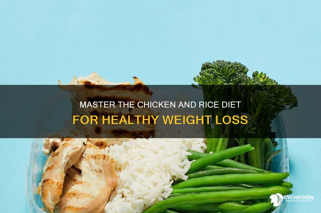 how to do the chicken and rice diet