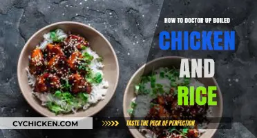 Elevate Your Boiled Chicken and Rice with Flavorful, Easy Twists