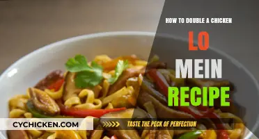 Double Your Chicken Lo Mein: Easy Recipe Scaling Tips