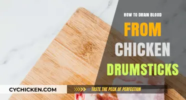 Efficiently Draining Blood from Chicken Drumsticks: A Step-by-Step Guide