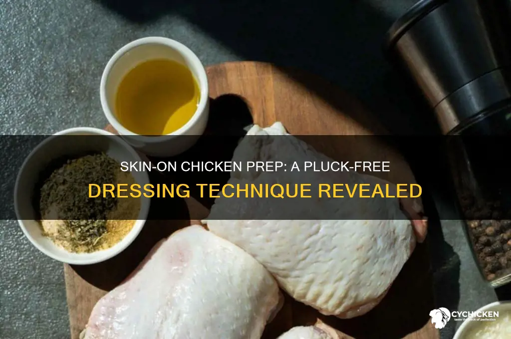 how to dress a chicken without plucking