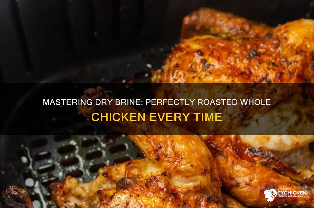 how to dry brine & roast a whole chicken
