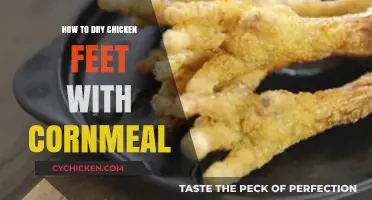 Crispy Chicken Feet: Perfect Cornmeal Drying Technique Revealed