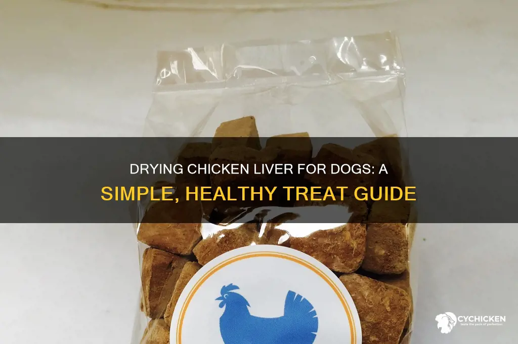 how to dry chicken liver for dogs