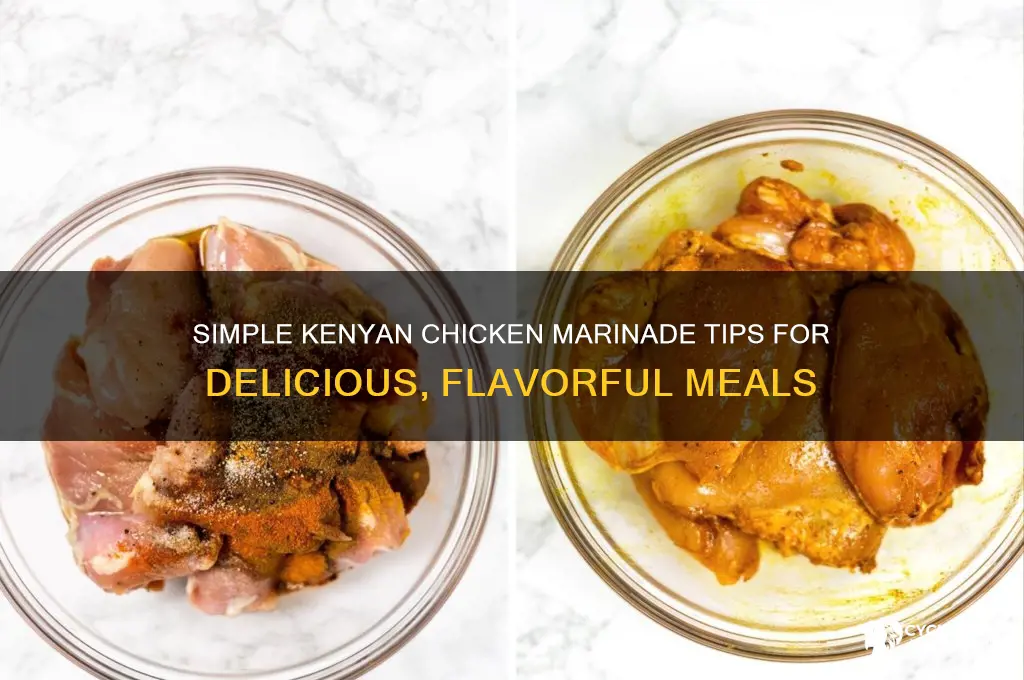how to easily marinate chicken in kenya