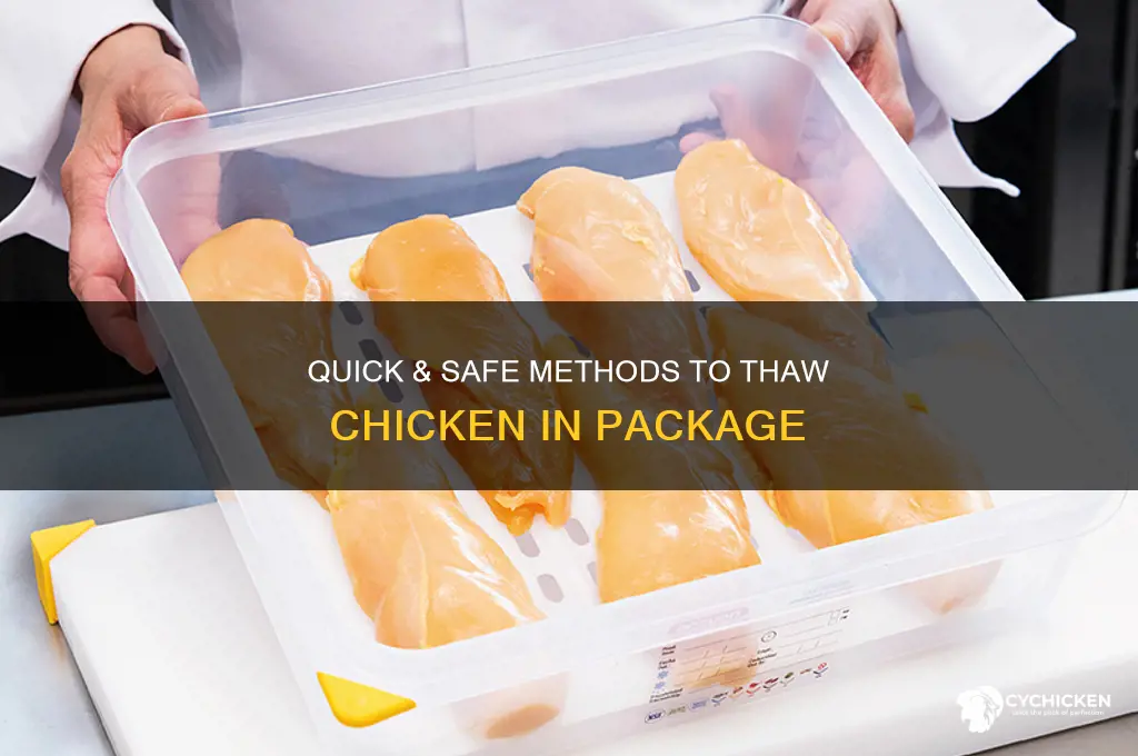 how to easily thaw chicken in package