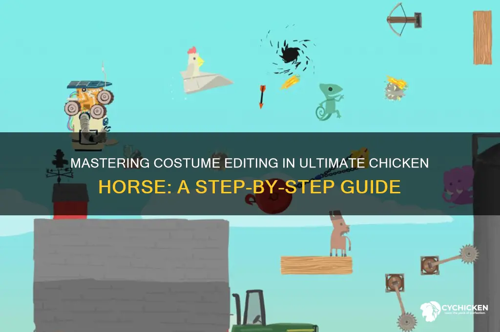 how to edit costume in ultimate chicken hors