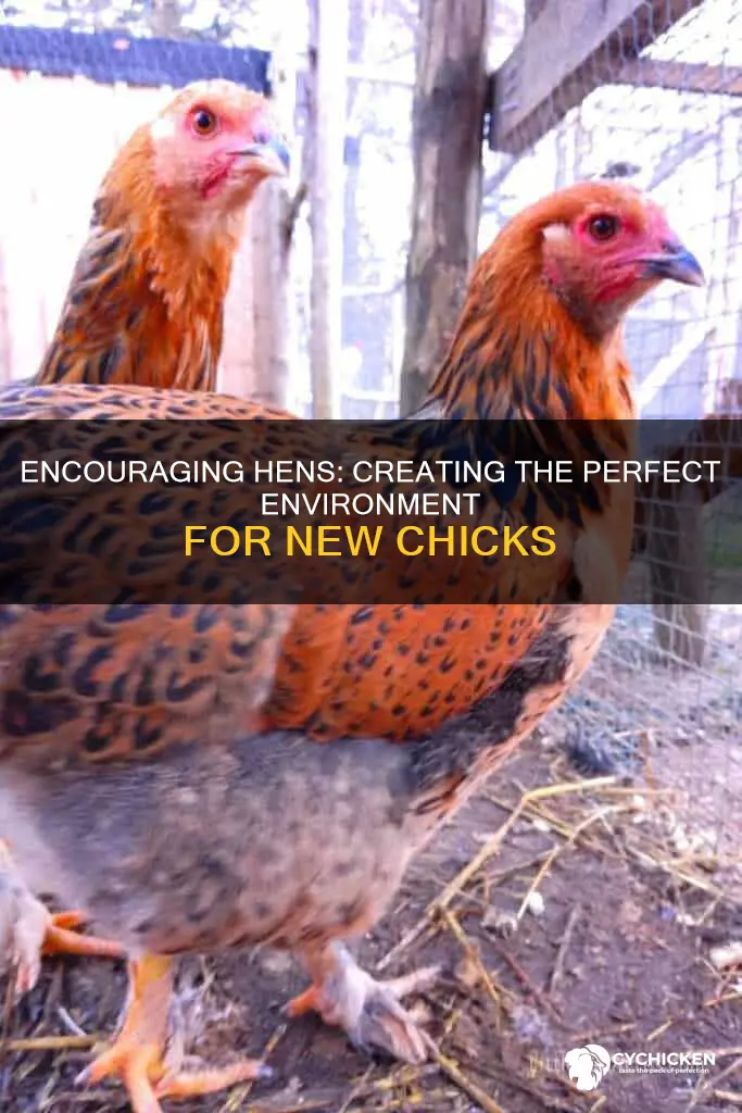 how to encourage hen and chicks to create chicks