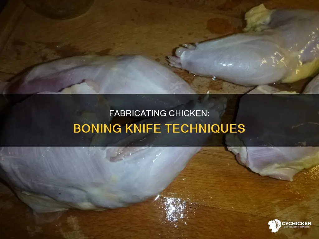 how to fabricate a chicken without cutting through the bone