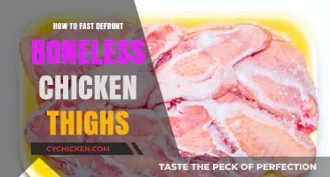 Quickly Defrost Boneless Chicken Thighs: Simple, Safe, and Efficient Methods