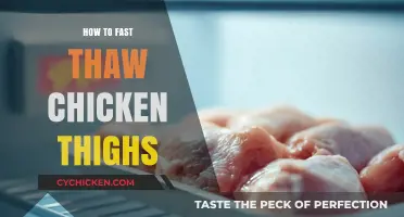 Quickly Thaw Chicken Thighs: Safe and Efficient Methods for Fast Defrosting